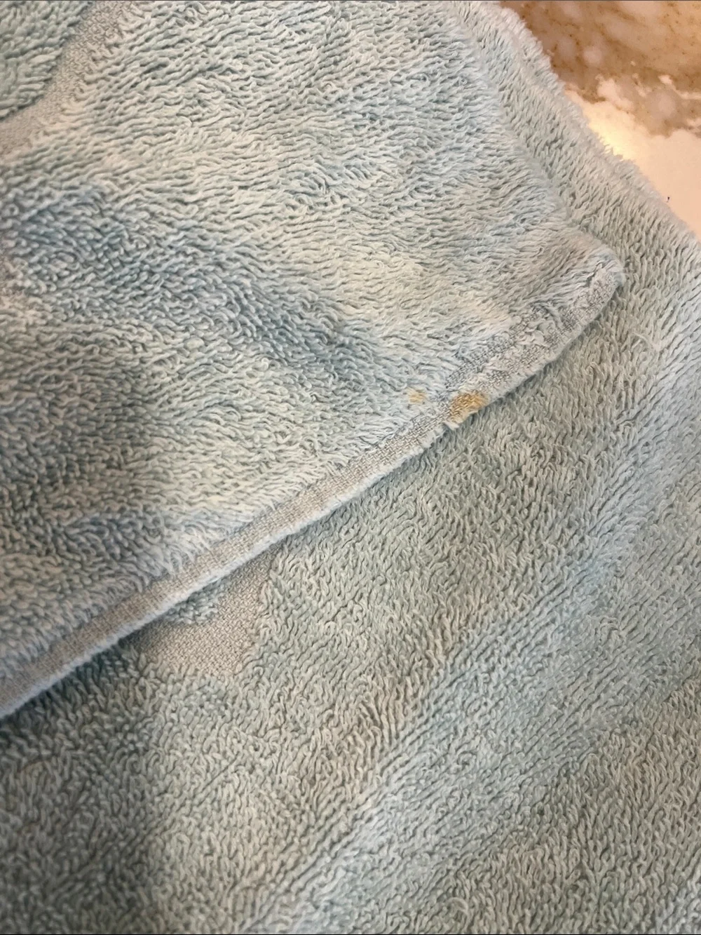 Light Blue Vintage Decorative Bow Embossed Large Bath Towel
